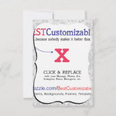 Deze cadeau aanpassen kaart (Achterkant)