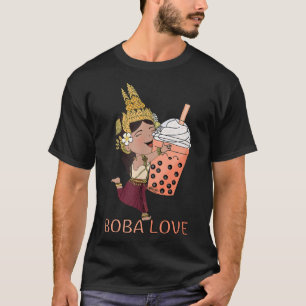 Deze Cambodjaanse Apsara prinses houdt van haar bo T-shirt