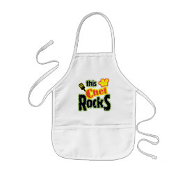 Deze Chef Rocks. Grappig Kinder Schort
