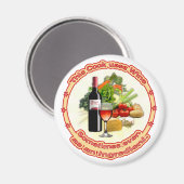 Deze Cook gebruikt wijn Magneet (Voorkant / Achterkant)