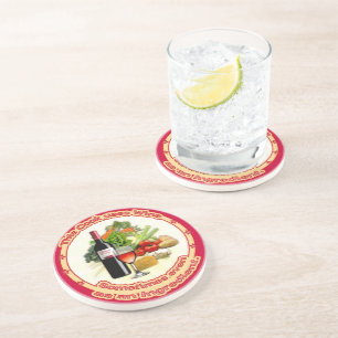 Deze Cook gebruikt wijn Zandsteen Onderzetter