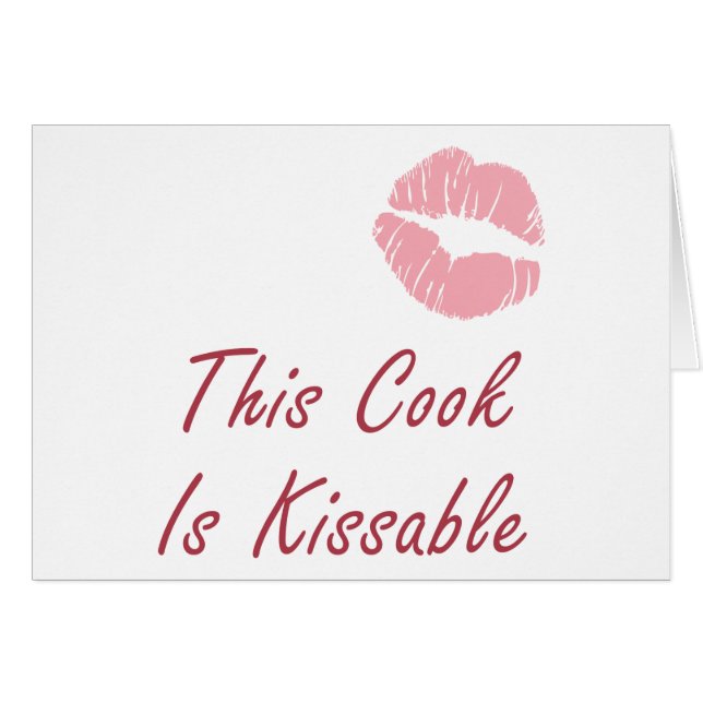Deze Cook is Kissable (Voorkant Horizontaal)