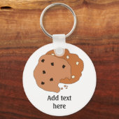 Deze Cookies-afbeelding aanpassen Sleutelhanger (Voorkant)