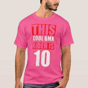 Deze coole BMX rijder is 10 grappige fiets BMX T-shirt
