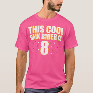 Deze coole BMX rijder is 8 grappige fiets BMX T-shirt