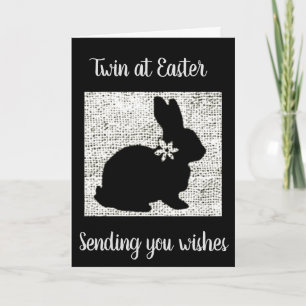 DEZE CUTE BUNNY HOPTE DOOR TE ZEGGEN HAPPY *EENVOU FEESTDAGEN KAART