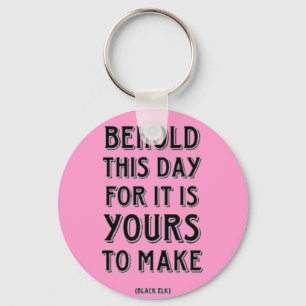 Deze dag houden sleutelhanger