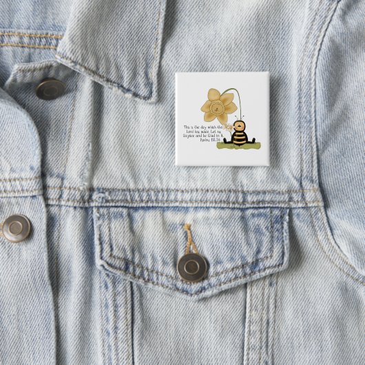 Deze dag - Vierkante Button (In situ)