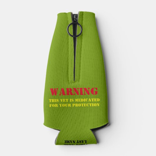 DEZE DIERENARTS WORDT GEBRUIKT VOOR UW BESCHERMING FLESJESKOELER (Achterkant)