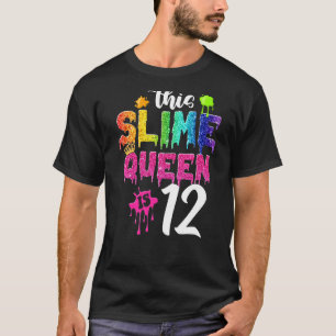 Deze dikke koningin is 12e verjaardag, 12 jaar, me t-shirt