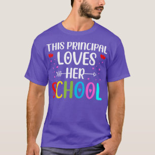 Deze directeur houdt van haar schooldirecteur Vale T-shirt