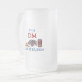 Deze DM kan worden weergegeven Matglas Bierpul (Voorkant links)