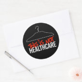 Deze draadhanger is geen keuze voor Healthcare Pro Ronde Sticker (Envelop)