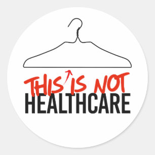 Deze draadhanger is geen keuze voor Healthcare Pro Ronde Sticker