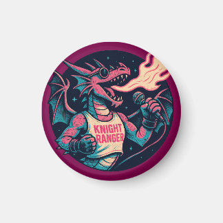 Deze draak spuugt vuur magneet