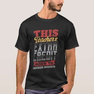 Deze extra lerarenpunten gaan naar kip Nu T-shirt