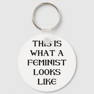 Deze feministe sleutelhanger