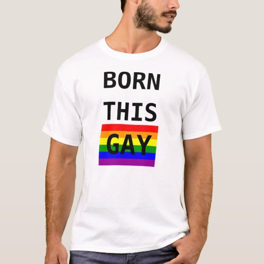 DEZE GAY BOREN T-SHIRT (Voorkant)