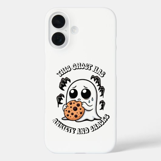 Deze geest heeft angst en snacks Case-Mate iPhone case (Achterkant)