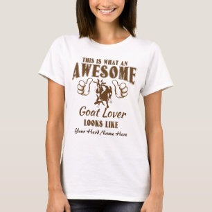 DEZE Geweldige geitenhouderij AANPASSEN T-shirt