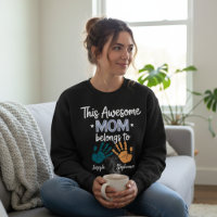 Deze Geweldige Moeder Hoort Bij Cozy Handprint Fam