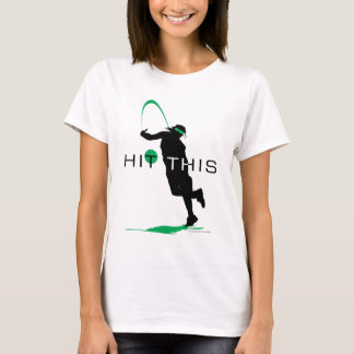 Deze groene Pitcher Softball T-Shirt
