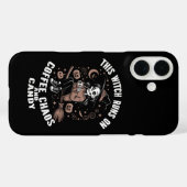 Deze heks draait op koffie, chaos en Snoep Case-Mate iPhone Case (Achterkant (horizontaal))