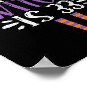 Deze heks is 33th Funny Spooky Halloween Birthday Poster (Hoek)