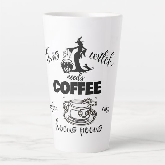 Deze heks Latte mok (Voorkant)
