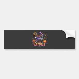 Deze heks stemt op Kamala Kat Lady Harris Bumpersticker