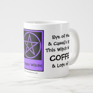 Deze heks wil Koffee JUMBO pagan wiccan mok cup