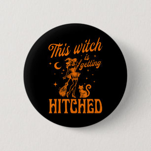 Deze heks wordt geslagen door chelorette Hallowe Ronde Button 5,7 Cm