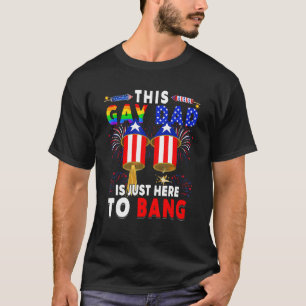 Deze homepage pa is hier om vuurwerk in Amerika te T-shirt