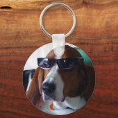 Deze hond is een kool kat sleutelhanger (Voorkant)