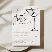 Deze iets oudere Martini verjaardag Kaart