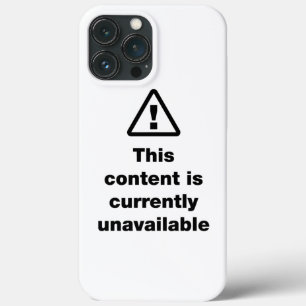 ⚠ Deze inhoud is momenteel niet beschikbaar iPhone 13 Pro Max Hoesje