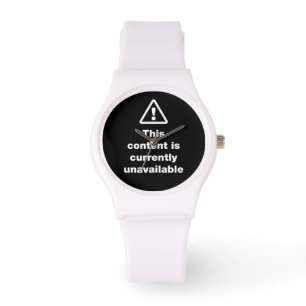 ⚠ Deze inhoud is momenteel niet beschikbaar Horloge