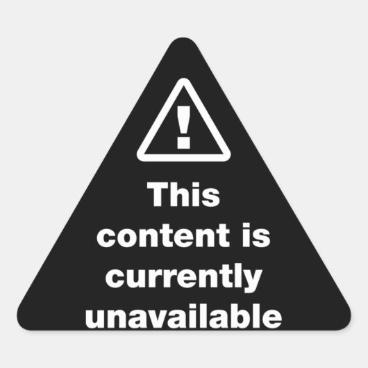 ⚠ Deze inhoud is momenteel niet beschikbaar in dri Driehoek Sticker (Voorkant)