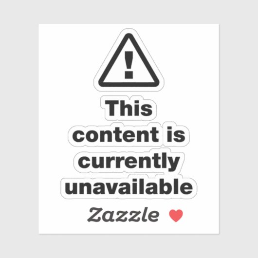 ⚠ Deze inhoud is momenteel niet beschikbaar Sticker (Vel)