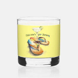 "Deze is voor Jimmy" Margarita & Sandals design Whisky Glas