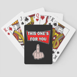 Deze is voor jou speelkaarten