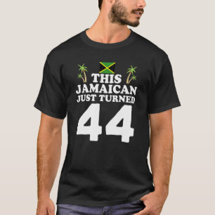 Deze Jamaicaan heeft net 44 Jamaica 44th Birthd ve T-shirt