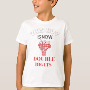 deze jongen is nu 10 dubbele cijfers T-shirt