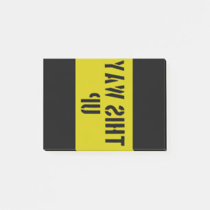 Deze kant boven post-it® notes