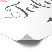 Deze kant-en-klare toiletten. Pijlrichting links. Poster (Hoek)