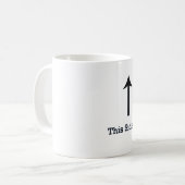 Deze kant omhoog koffiemok (Voorkant links)