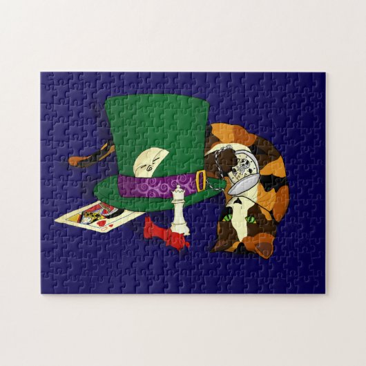 Deze kant van het kijkglazen puzzel legpuzzel (Horizontaal)