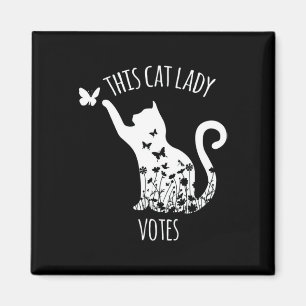 Deze kat dame stemt dames is stemmen kamala magneet