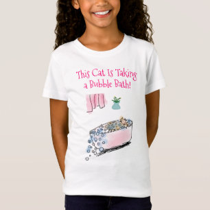 "Deze Kat Is" Cartoon Serie Bubbelbad T-shirt
