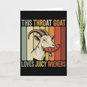 Deze Keelgeit Houdt van Sappige Wieners Meme Sarca Kaart
